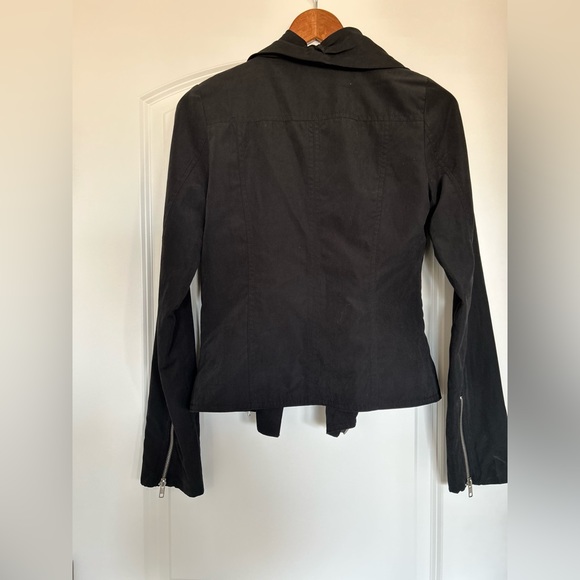 BB Dakota black lined lightweight Moto Jacket - Picture 3 of 6